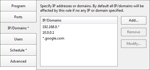 IP/Domains