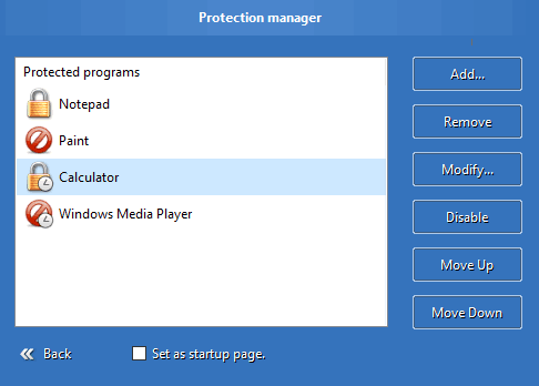 Protection Manager